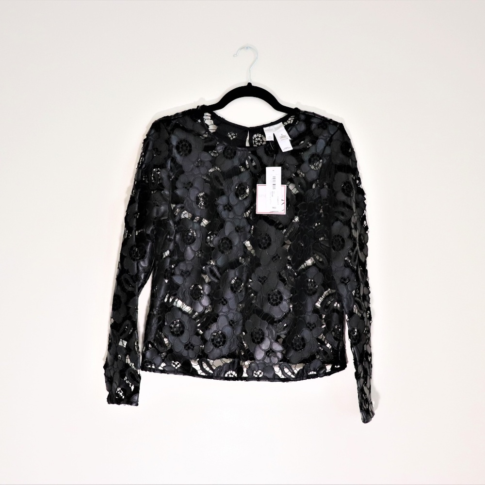 Bisou Bisou Black Floral Top